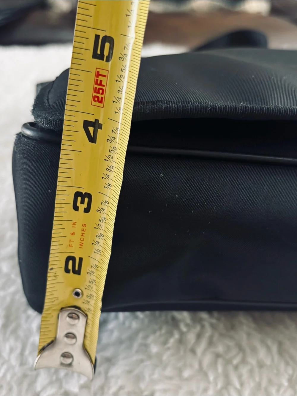 Burberry Black Label Nova Check Canvas Black Nylon Crossbody/Messenger Large Bag